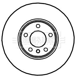 BORG & BECK Тормозной диск BBD5729S